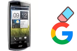 So löschen Sie ein Google-Konto auf Acer CloudMobile S500