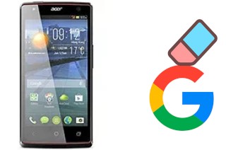 So löschen Sie ein Google-Konto auf Acer Liquid E3 Duo Plus