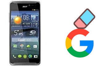 So löschen Sie ein Google-Konto auf Acer Liquid E600