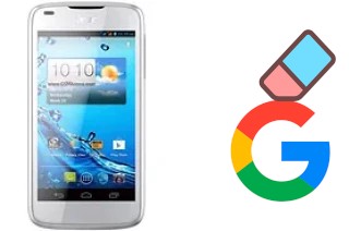 So löschen Sie ein Google-Konto auf Acer Liquid Gallant Duo