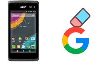 So löschen Sie ein Google-Konto auf Acer Liquid Z220