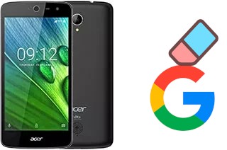 So löschen Sie ein Google-Konto auf Acer Liquid Zest