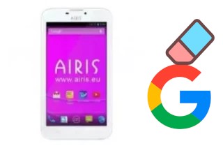 So löschen Sie ein Google-Konto auf Airis TM55SM White