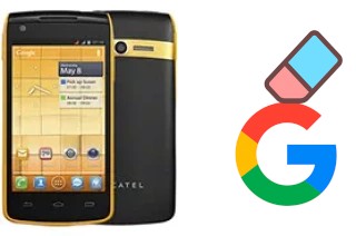 So löschen Sie ein Google-Konto auf alcatel OT-992D