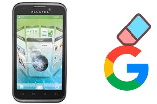 So löschen Sie ein Google-Konto auf alcatel OT-995