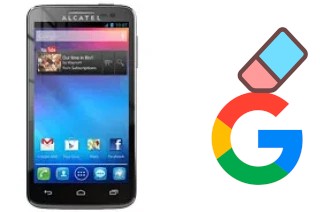 So löschen Sie ein Google-Konto auf alcatel One Touch X'Pop