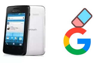 So löschen Sie ein Google-Konto auf alcatel One Touch Pixi