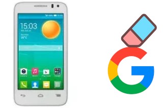 So löschen Sie ein Google-Konto auf alcatel Pop D3