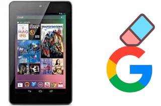 So löschen Sie ein Google-Konto auf Asus Google Nexus 7 Cellular