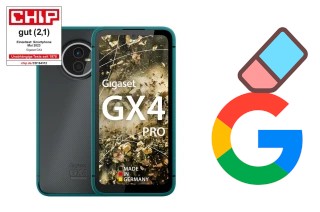 So löschen Sie ein Google-Konto auf Gigaset GX4 PRO