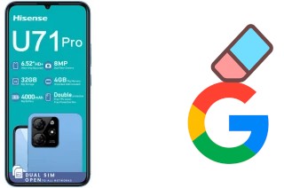 So löschen Sie ein Google-Konto auf HiSense U71 Pro