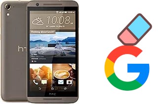 So löschen Sie ein Google-Konto auf HTC One E9s dual sim