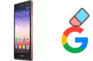 So löschen Sie ein Google-Konto auf Huawei Ascend P7 Sapphire Edition