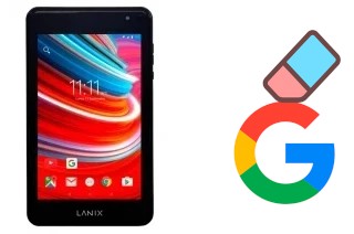 So löschen Sie ein Google-Konto auf Lanix Ilium PAD RX7