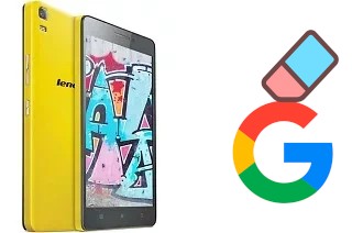 So löschen Sie ein Google-Konto auf Lenovo K3 Note