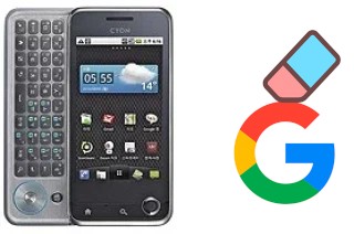 So löschen Sie ein Google-Konto auf LG Optimus Q LU2300