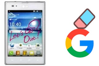 So löschen Sie ein Google-Konto auf LG Optimus Vu P895