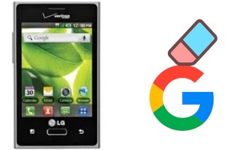 So löschen Sie ein Google-Konto auf LG Optimus Zone VS410