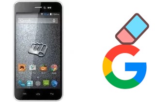 So löschen Sie ein Google-Konto auf Micromax Canvas Pep Q371