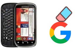 So löschen Sie ein Google-Konto auf Motorola Cliq 2