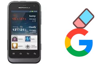 So löschen Sie ein Google-Konto auf Motorola Defy Mini XT320