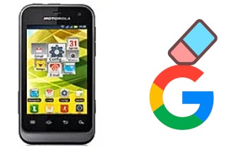 So löschen Sie ein Google-Konto auf Motorola Defy Mini XT321