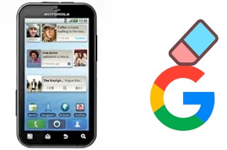 So löschen Sie ein Google-Konto auf Motorola DEFY