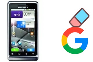 So löschen Sie ein Google-Konto auf Motorola MILESTONE 2 ME722