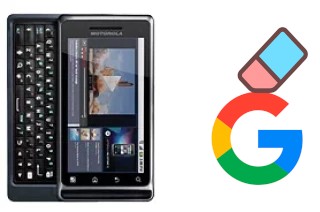 So löschen Sie ein Google-Konto auf Motorola MILESTONE 2