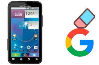 So löschen Sie ein Google-Konto auf Motorola MOTO ME525