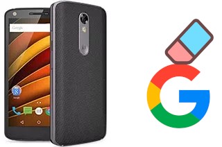 So löschen Sie ein Google-Konto auf Motorola Moto X Force