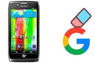 So löschen Sie ein Google-Konto auf Motorola RAZR V MT887