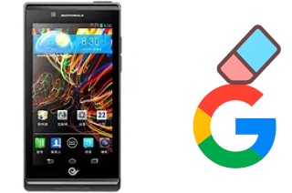 So löschen Sie ein Google-Konto auf Motorola RAZR V XT889