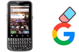 So löschen Sie ein Google-Konto auf Motorola XPRT MB612