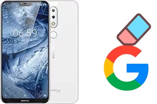 So löschen Sie ein Google-Konto auf Nokia 6.1 Plus (Nokia X6)