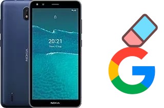 So löschen Sie ein Google-Konto auf Nokia C1 2nd Edition