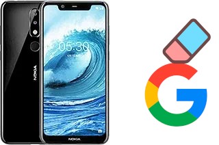 So löschen Sie ein Google-Konto auf Nokia 5.1 Plus (Nokia X5)