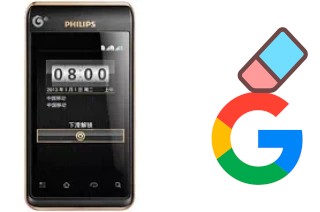 So löschen Sie ein Google-Konto auf Philips T939