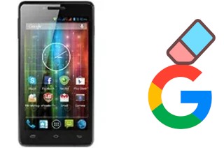 So löschen Sie ein Google-Konto auf Prestigio MultiPhone 5500 Duo