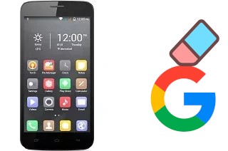 So löschen Sie ein Google-Konto auf QMobile Linq X100