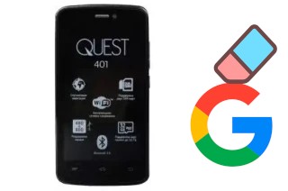 So löschen Sie ein Google-Konto auf Qumo QUEST 401