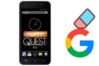 So löschen Sie ein Google-Konto auf Qumo QUEST 455