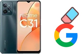 So löschen Sie ein Google-Konto auf Realme C31