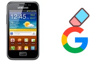 So löschen Sie ein Google-Konto auf Samsung Galaxy Ace Plus S7500