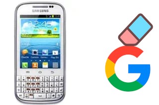 So löschen Sie ein Google-Konto auf Samsung Galaxy Chat B5330