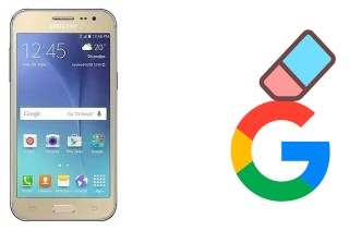 So löschen Sie ein Google-Konto auf Samsung Galaxy J2 DTV