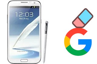 So löschen Sie ein Google-Konto auf Samsung Galaxy Note II N7100