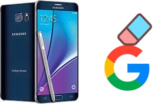 So löschen Sie ein Google-Konto auf Samsung Galaxy Note5 Duos