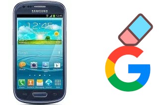 So löschen Sie ein Google-Konto auf Samsung I8190 Galaxy S III mini