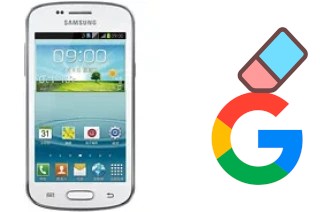 So löschen Sie ein Google-Konto auf Samsung Galaxy Trend II Duos S7572